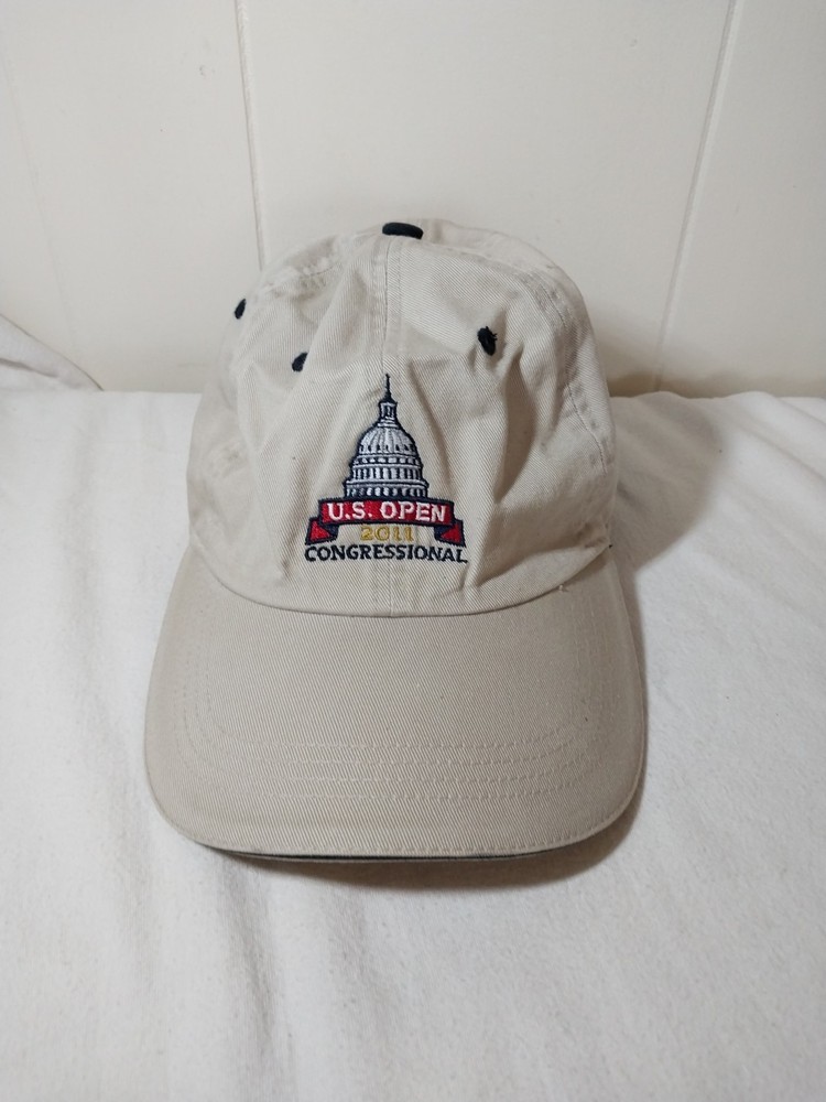 2011 US Open Hat Congressional Golf Adjustable Ahead Vintage Classic Cut
