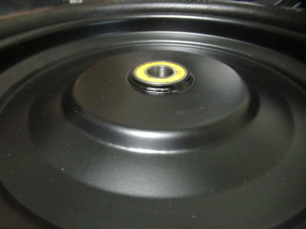 2 Pack 13" Flat free Solid Wheels with 5/8" Axle Bore Hole