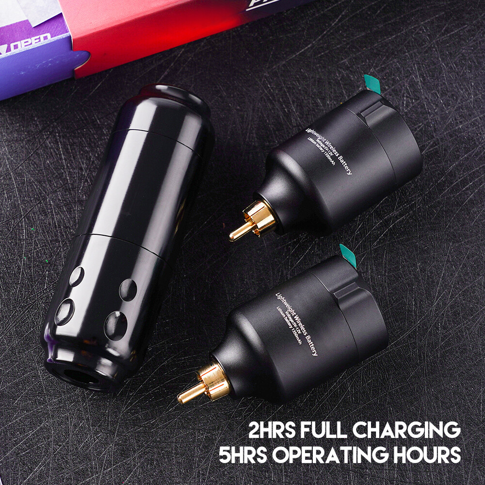 Mast Sensor 4.0mm Stroke Wireless Tattoo Machine Rotary Pen Battery Needles Kit