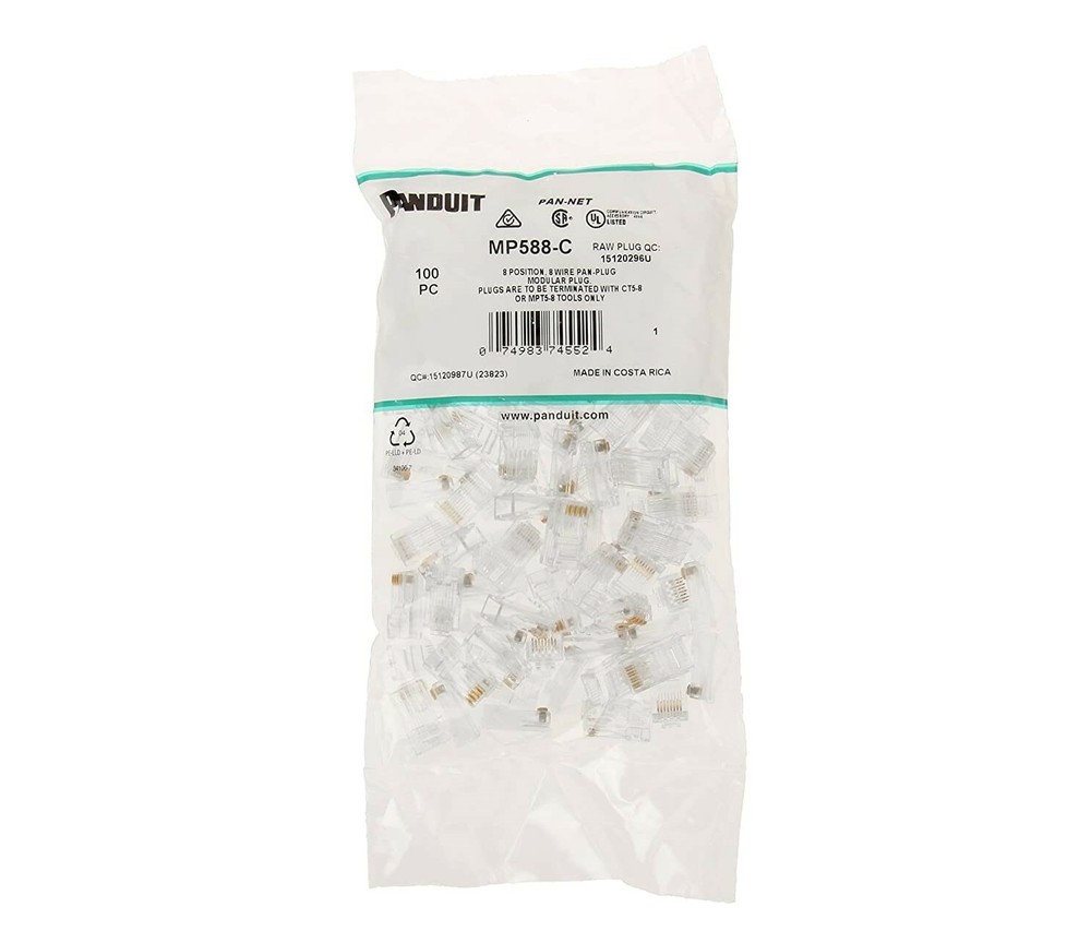 Panduit MP588-C Modular Plug (Pack of 100)