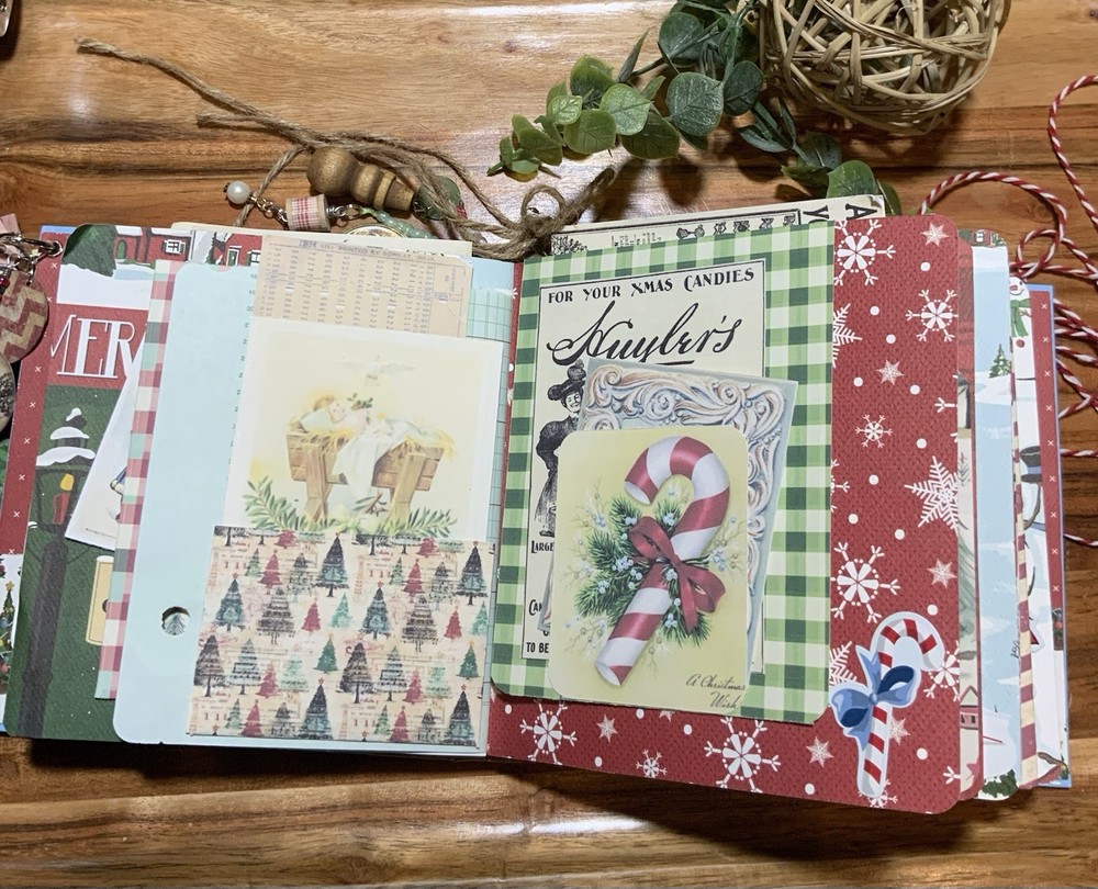 Christmas Handmade Junk Journal