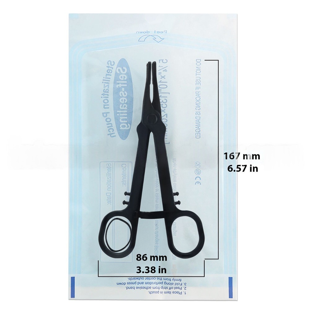 Sterile Slotted Pennington Piercing Clamp Triangle Shape EO Gas Sterilized