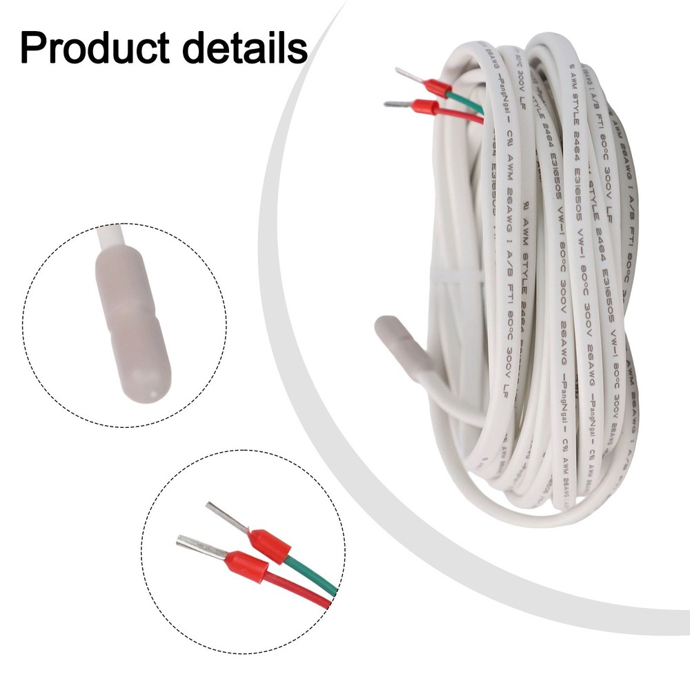 Flexible Installation with 5 Meter Waterproof Sensor Line for Heating Use