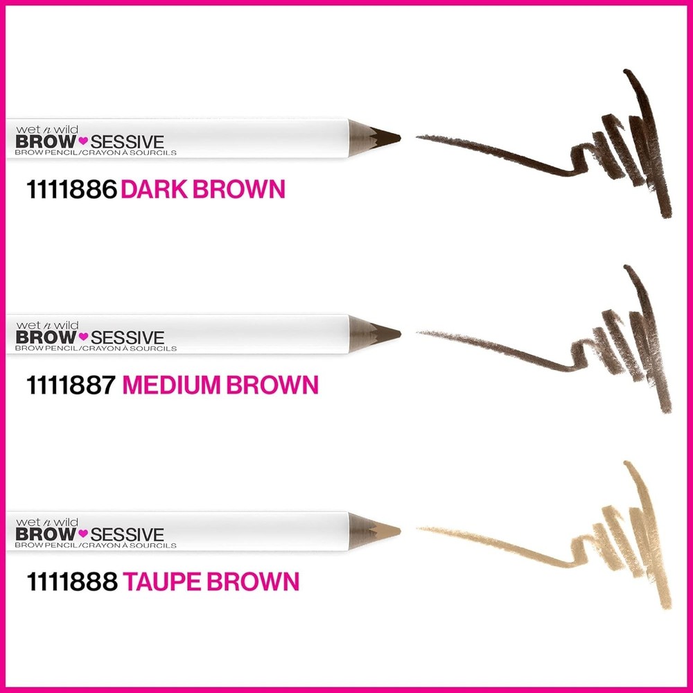 Dual-Ended Brow Pencil with Spoolie for Effortless Shaping - Medium Brown
