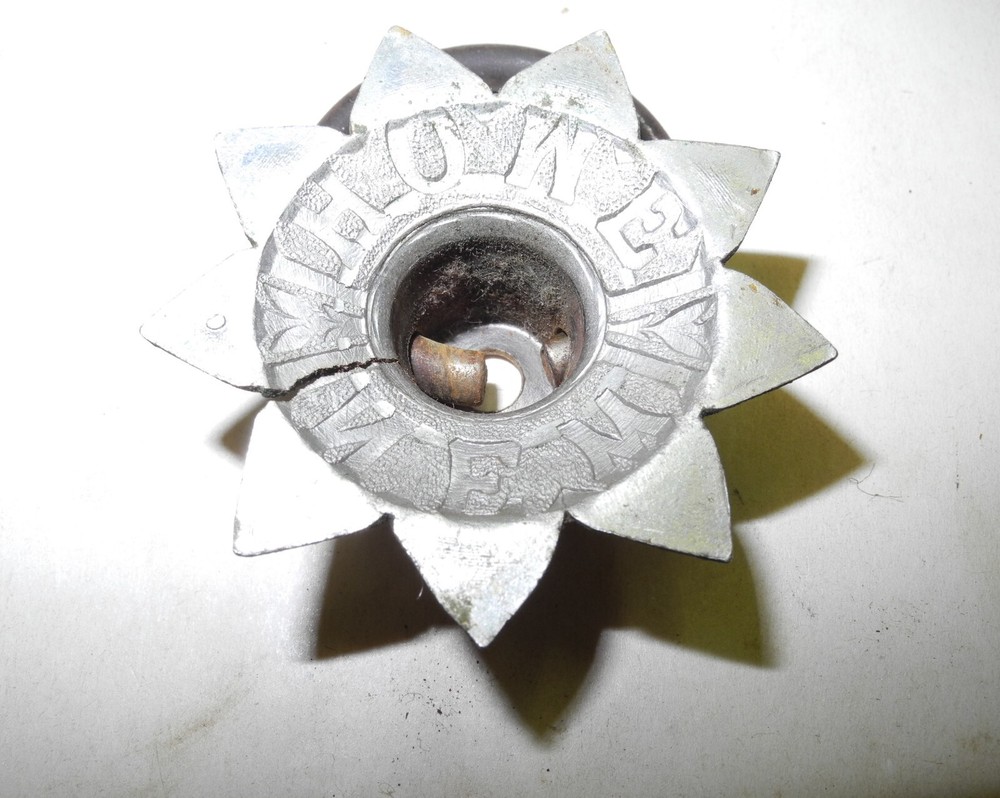 VINTAGE "NEW HOME" TREADLE SEWING MACHINE DRAWER PULL, NICE CLEAN CONDITION