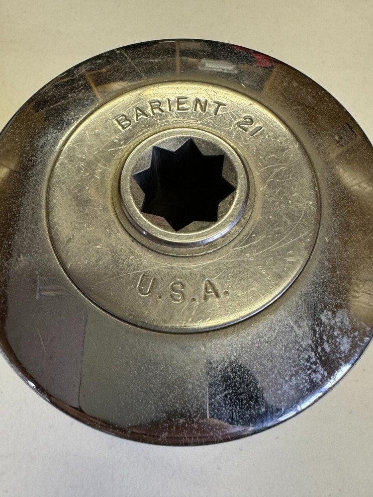 Barient #21 Two Speed Chrome Plated Bronze Winch 21