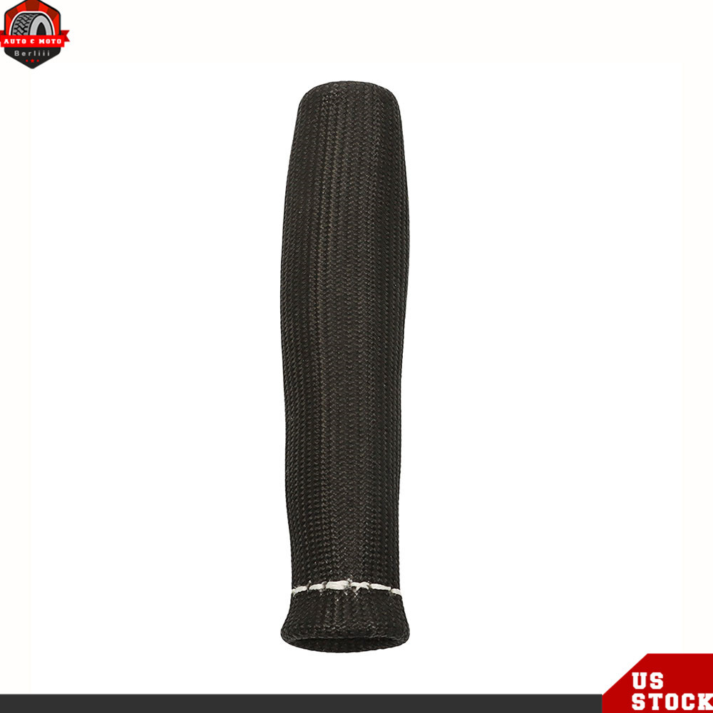 Black 1200° Spark Plug Wire Boot Heat Shield Protector Sleeve For SBC BBC 350