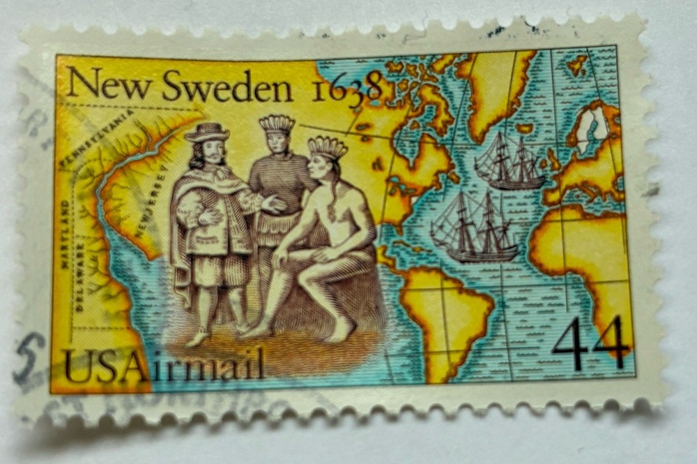 US Stamp C117 New Sweeden Air Mail Used