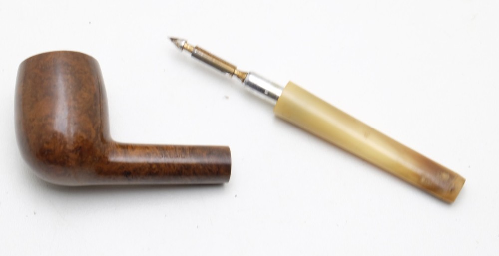 Beldor Billiard Bresil Vintage Smoking Pipe Horn Stem