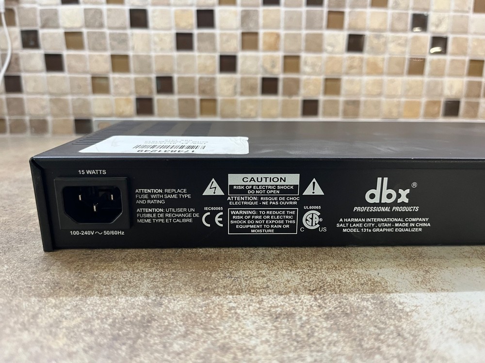 dbx 131s Single Channel 31-Band Graphic Equalizer