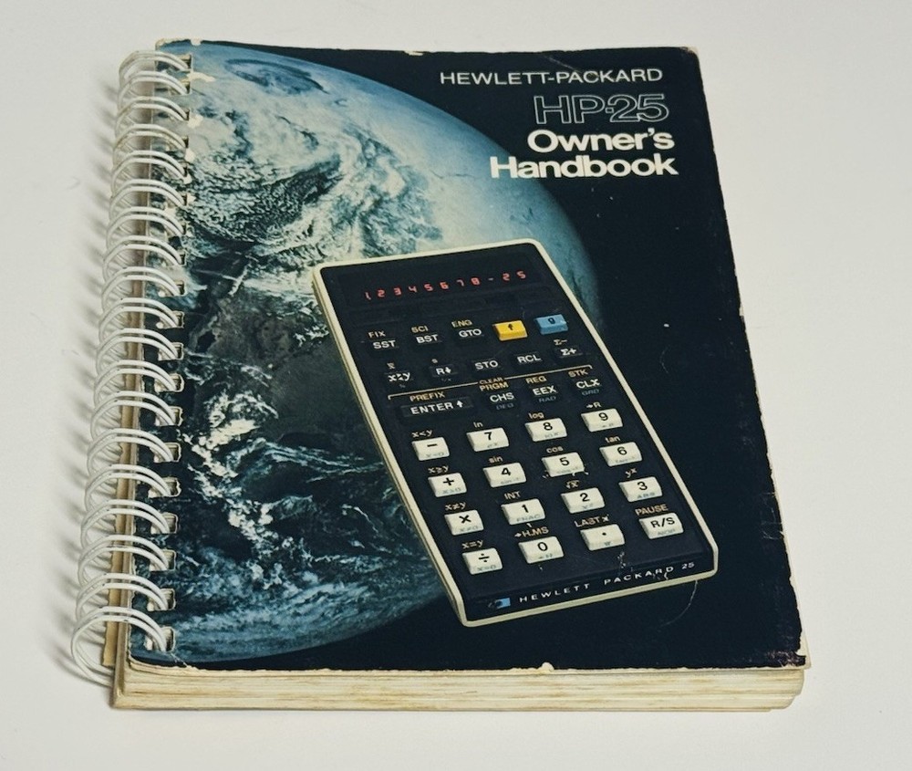 Hewlett Packard HP-25 Owner's Handbook