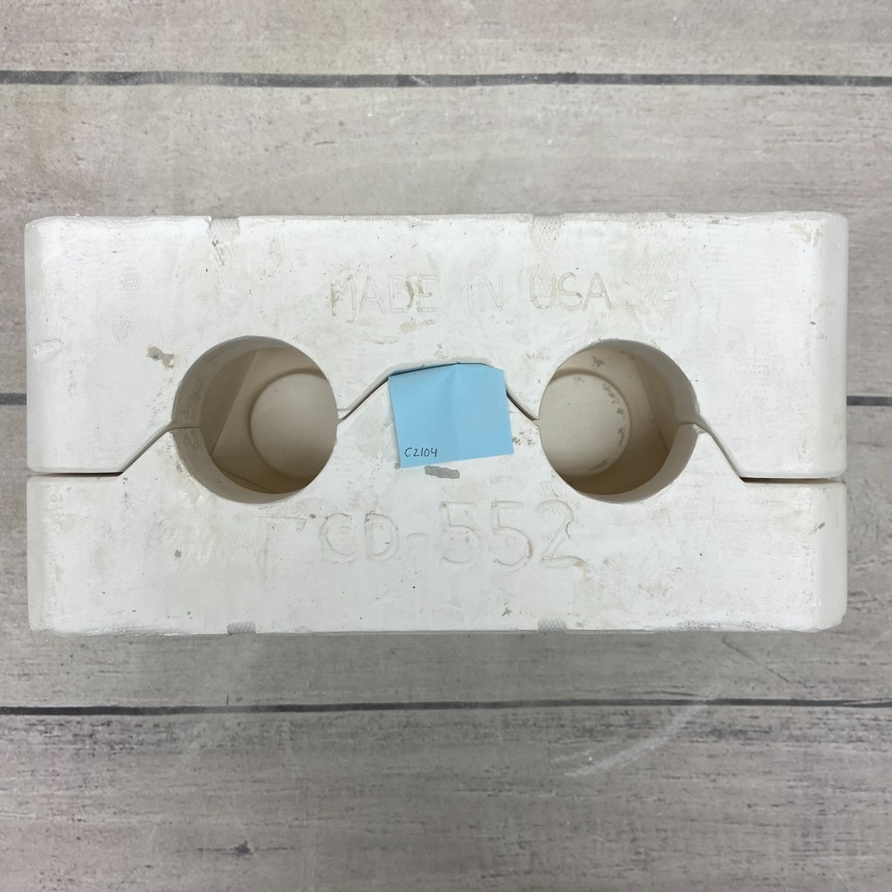 2002 Cardinal Designs Ceramic Casting Mold 2 Small Pillar Votives #CD-522