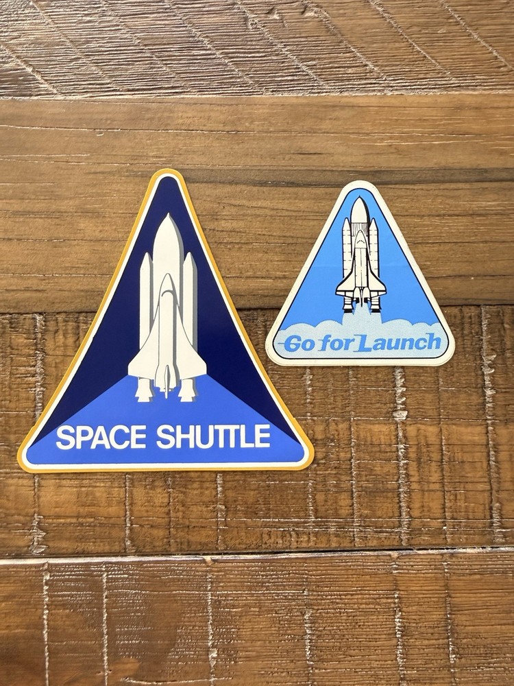 Space Shuttle NASA Sticker Set Go for Launch Astronauts Space Travel