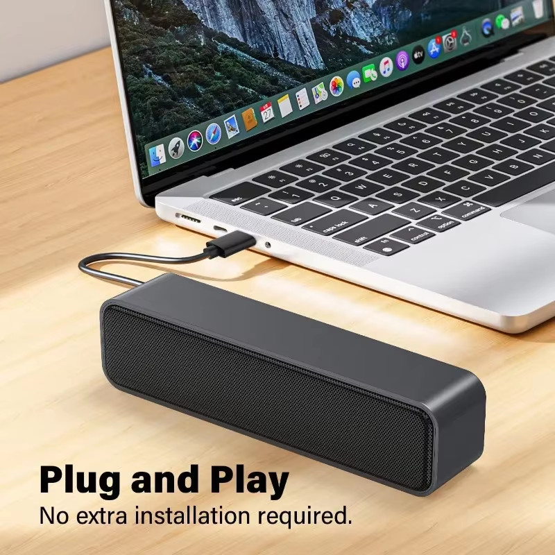 Portable 3D Stereo USB Mini Speaker Powered with Dual Speaker Built-In Decoding