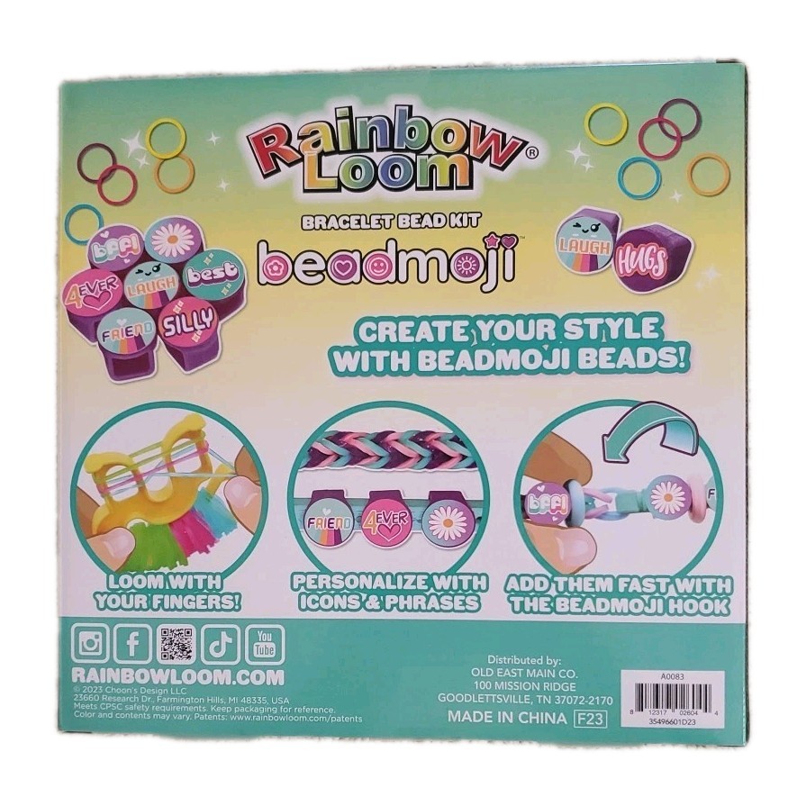 Rainbow Loom Bead Bracelet Making Kit - Beadmoji