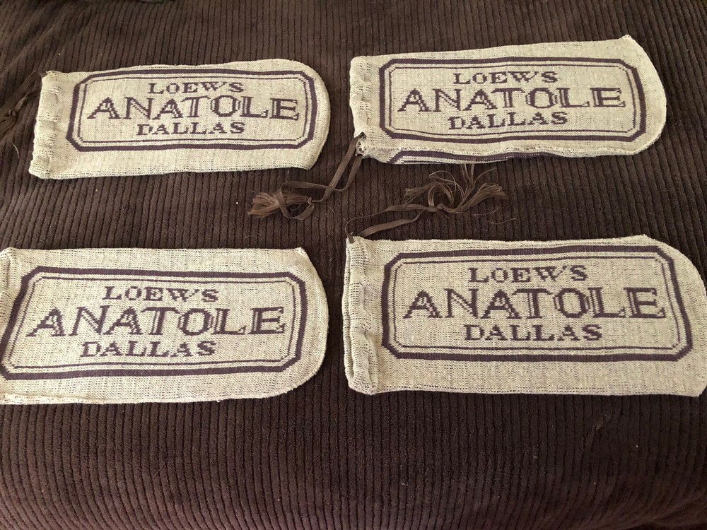 TWO PAIR LOWES ANATOLE HOTEL SHOE COVERS/PROTECTORS