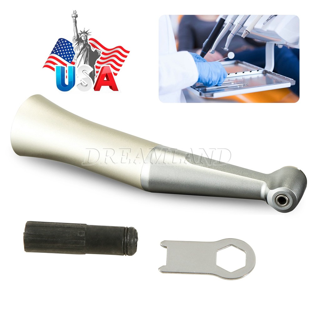 Dental Slow Low Speed Handpiece Contra Angle Push Button