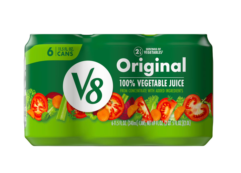 v8 original 100 vegetable juice