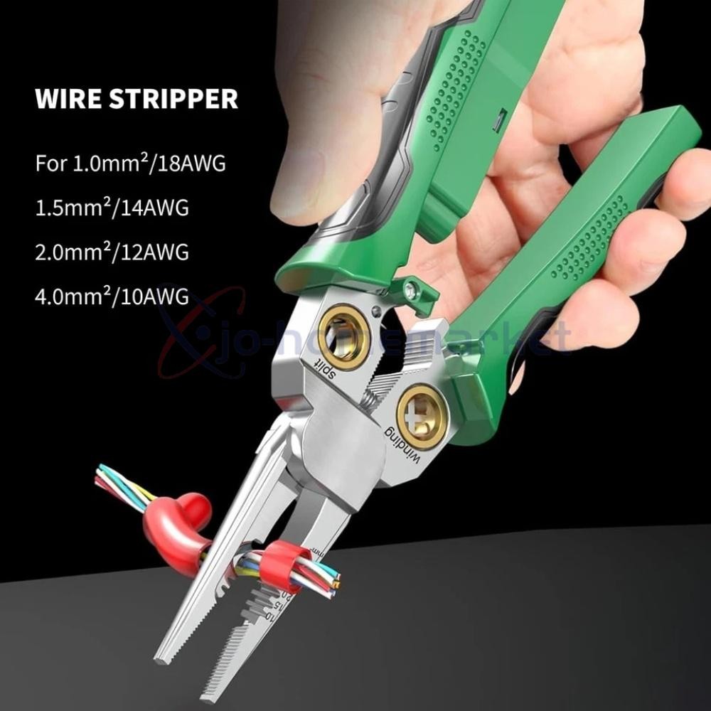 8 In 1 Wire Stripper, Wire Stripping Tool with Voltage Tester, Cable Cutters US