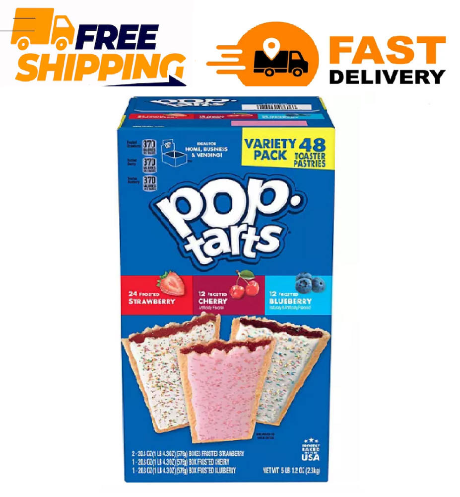 Pop-Tarts Frosted Variety Pack, 48 ct.