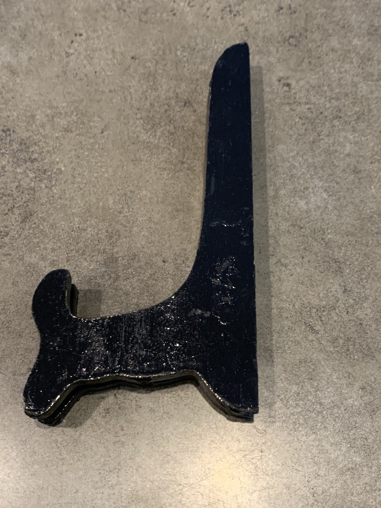 Black Folding Wood Plate Stand