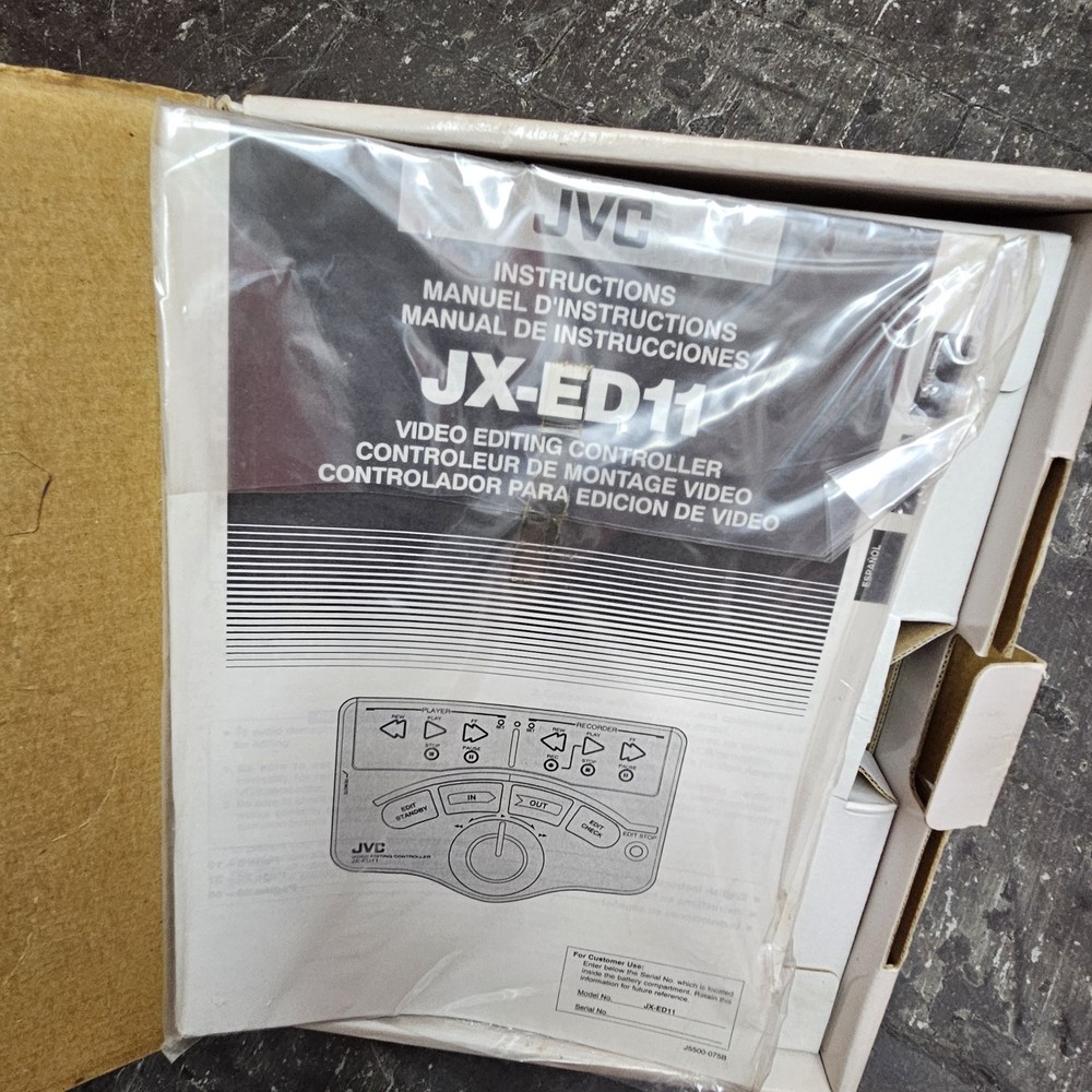 JVC EDI Tool Video Editing Controller For VCR VHS Camcorder JX-ED11
