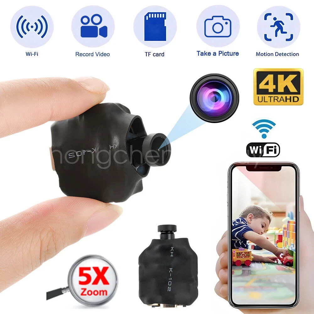 Mini Wireless Camera Wifi IP Home Security 4K HD Motion Detection Small Camera