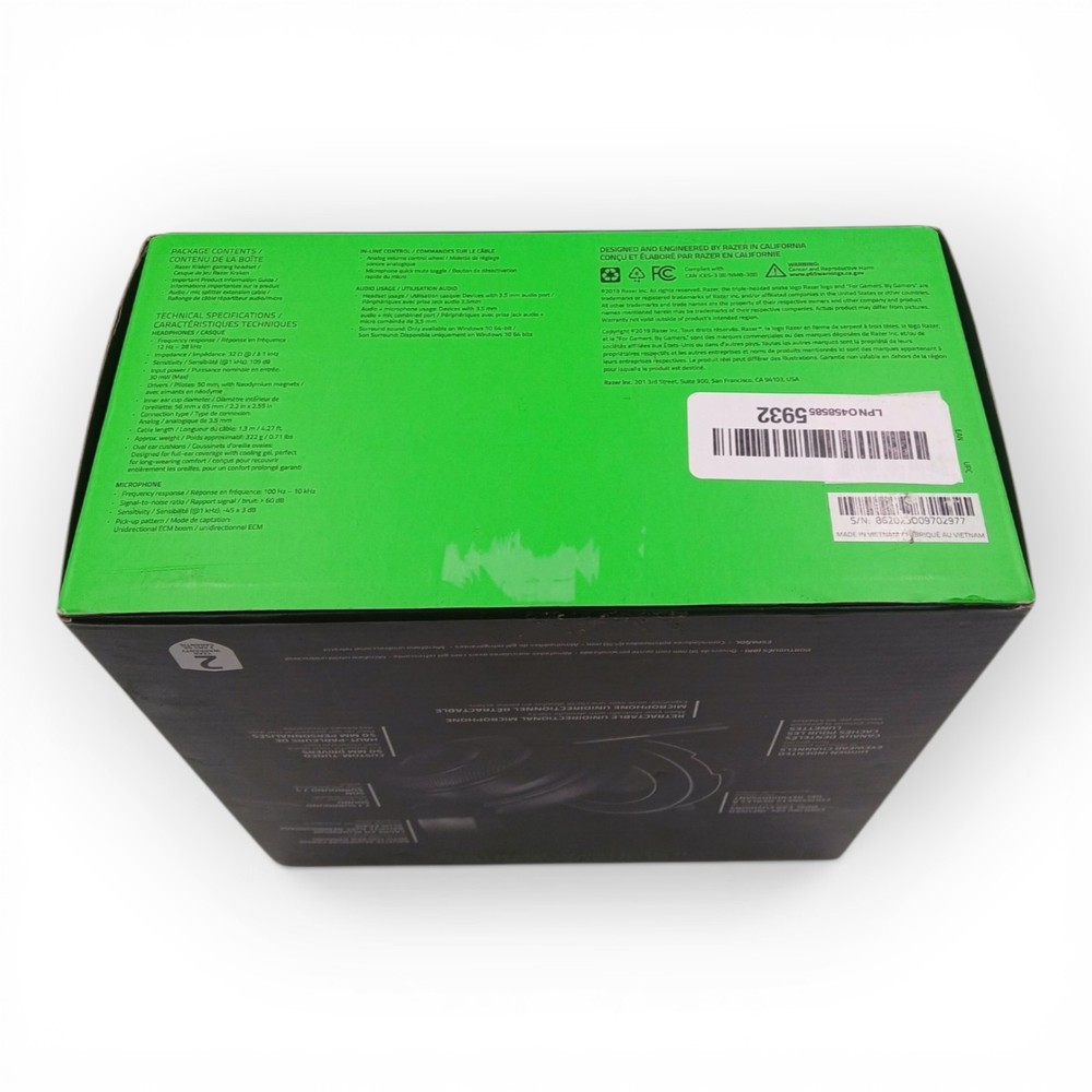 Razer Kraken Multi-Platform Wired Gaming Headset (Untested)