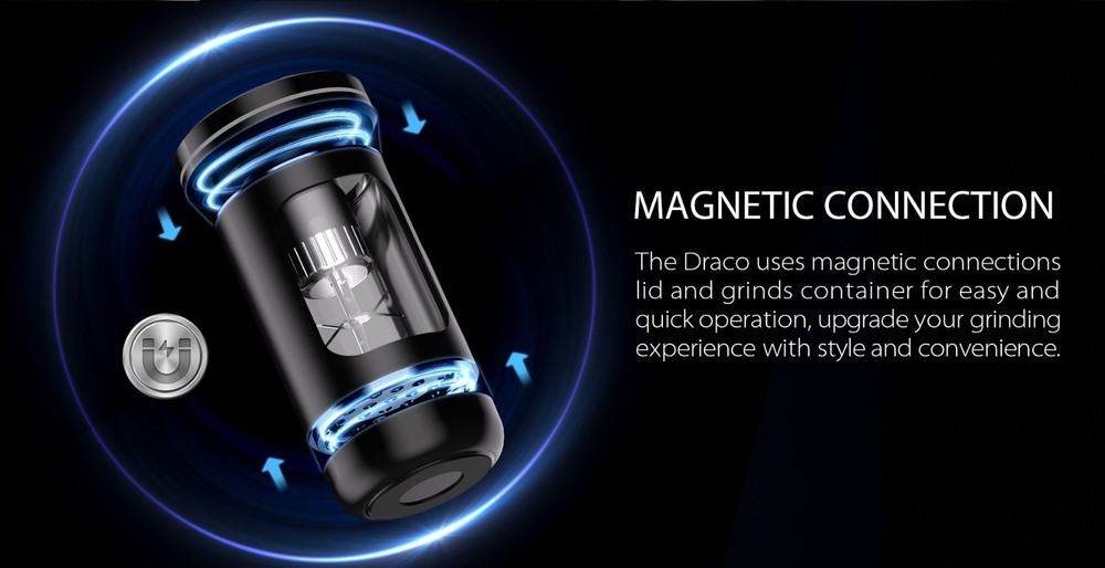 Draco Electric Herb Grinder - Black