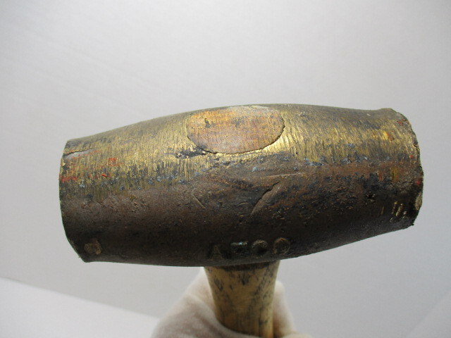 AFCO Brass Head Hammer 3 Pound Brass with a Solid Handle Three # EC