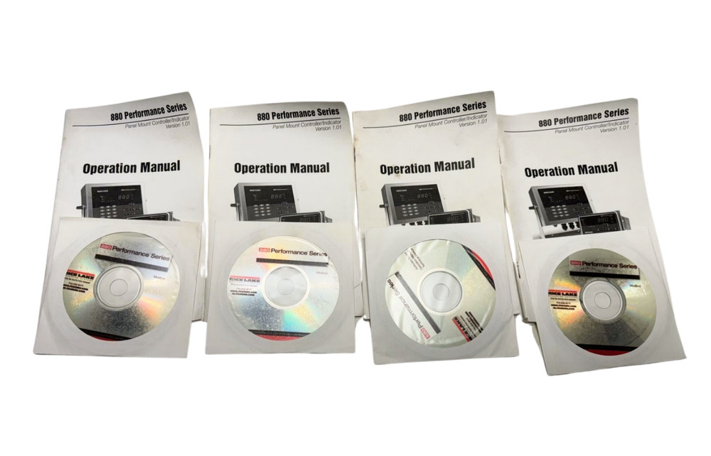 Rice Lake 880 Panel Mount Controller/Indicator Operation Manual, 152240 - Rev D
