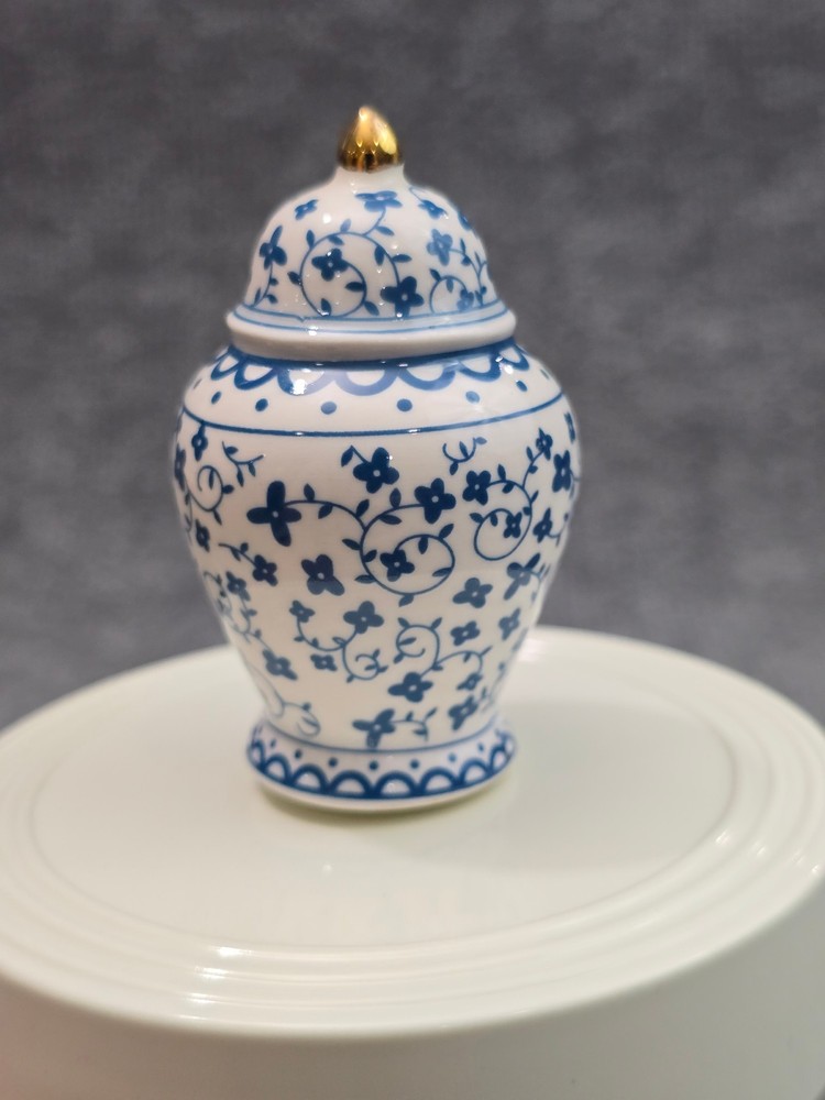 Nora Fleming Mini Ginger Jar A298 Blue White Jar