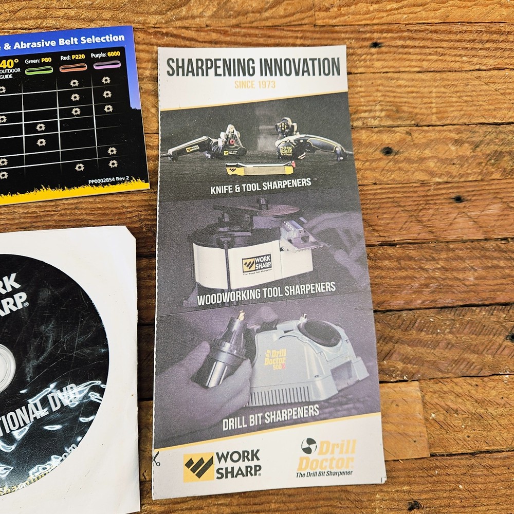 Work Sharp WSKTS Electric Knife and Tool Sharpener Adjustable VG Tested