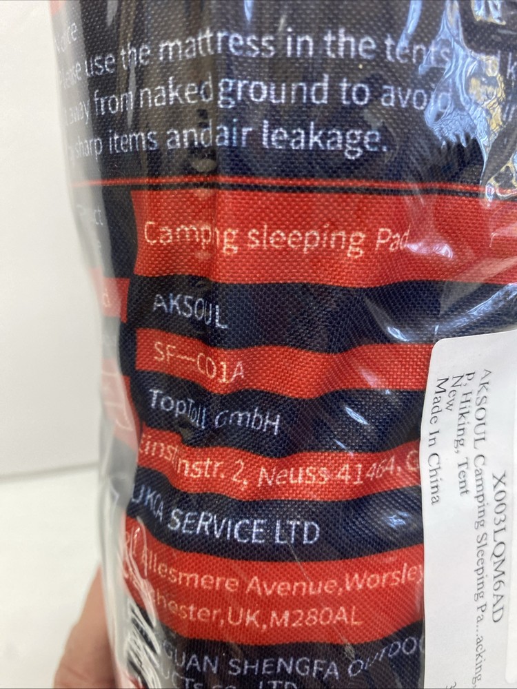 AKSOUL Self Inflating Camping Sleeping Pad - NEW