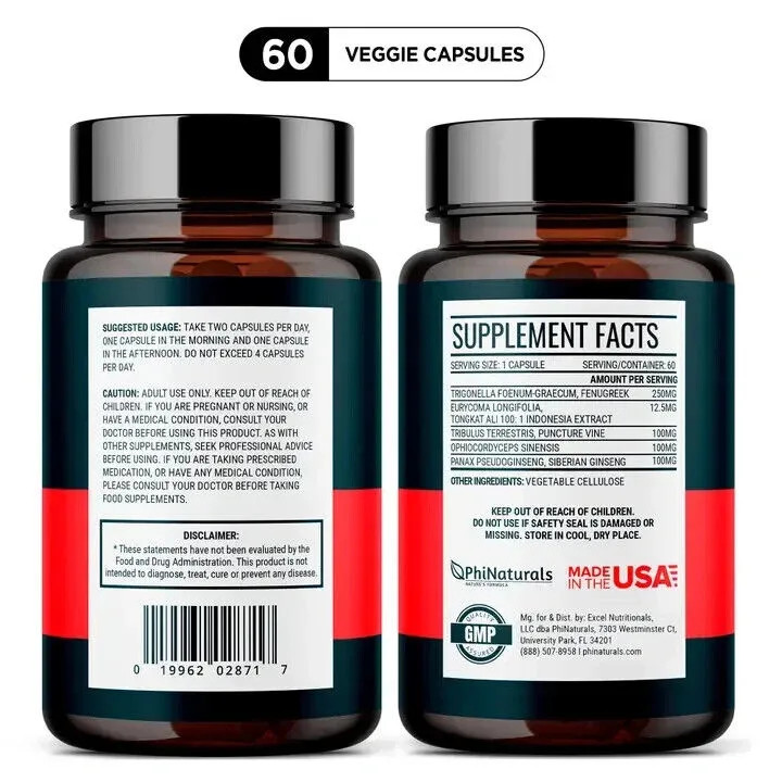 PhiNaturals TestPlus: Strength, Stamina, Libido