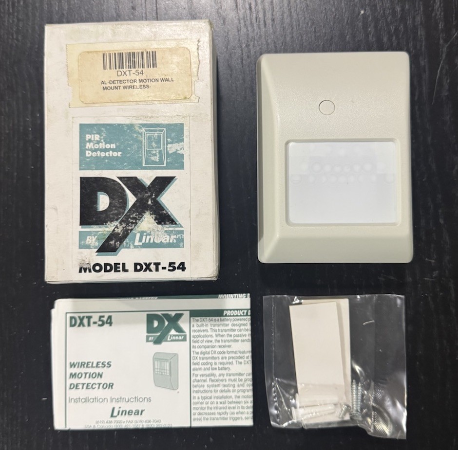 DXT-54 Linear Passive Infrared Motion Detector Transmitter NEW