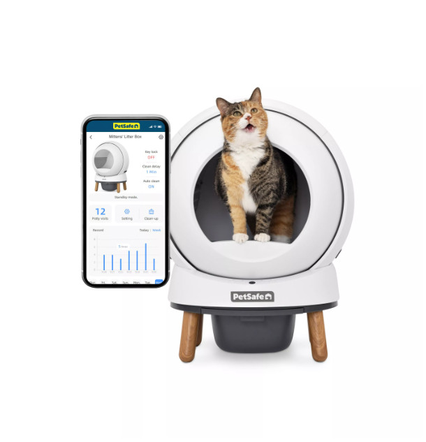 PetSafe ScoopFree SmartSpin Self Cleaning Litter Box App Control