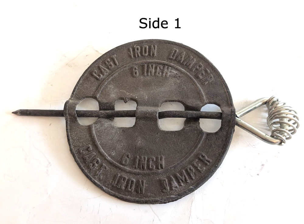 Heavy Cast Iron Damper 6"