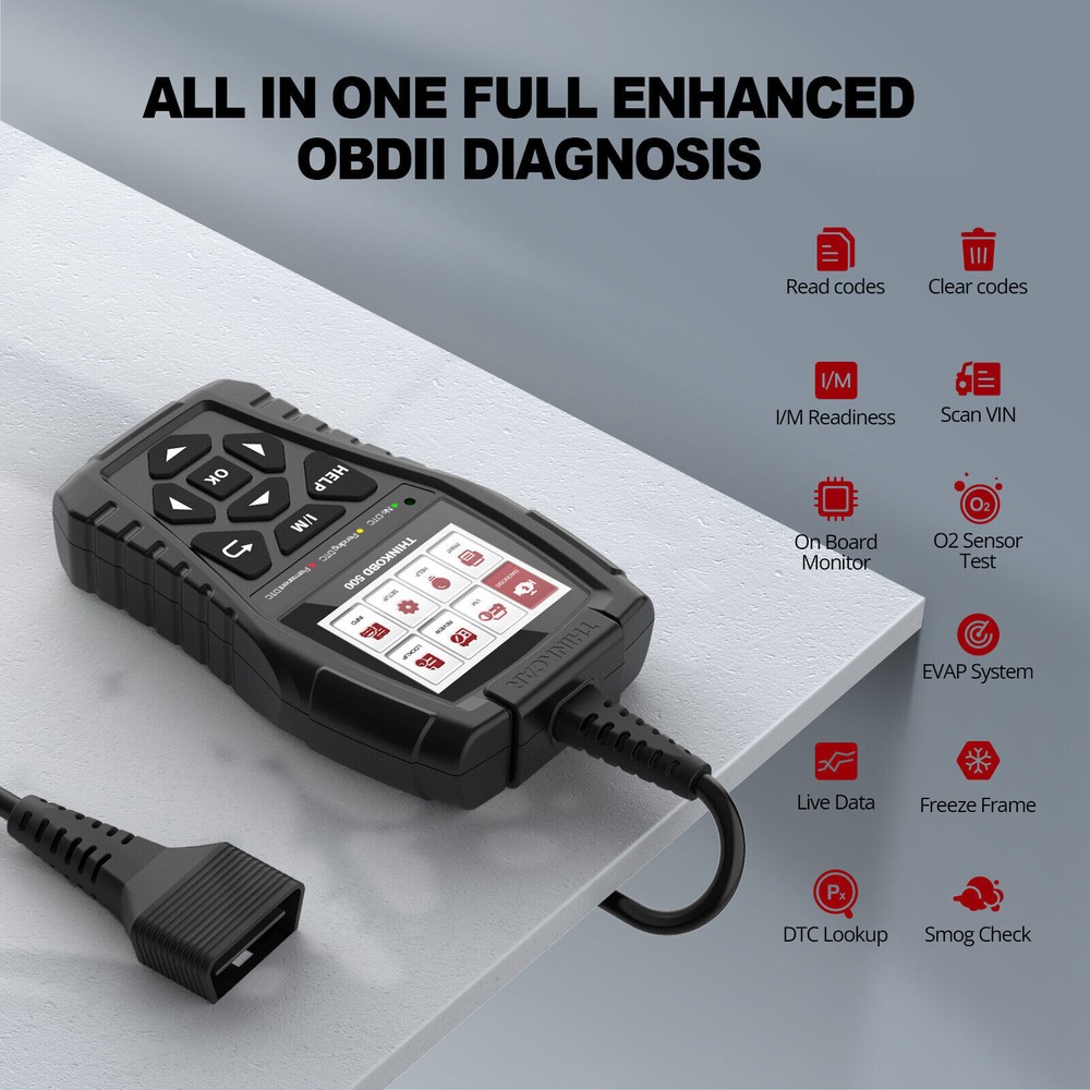 ThinkOBD 500 OBD2 Scanner Vehicle Code Reader Check Engine Diagnostic Tool