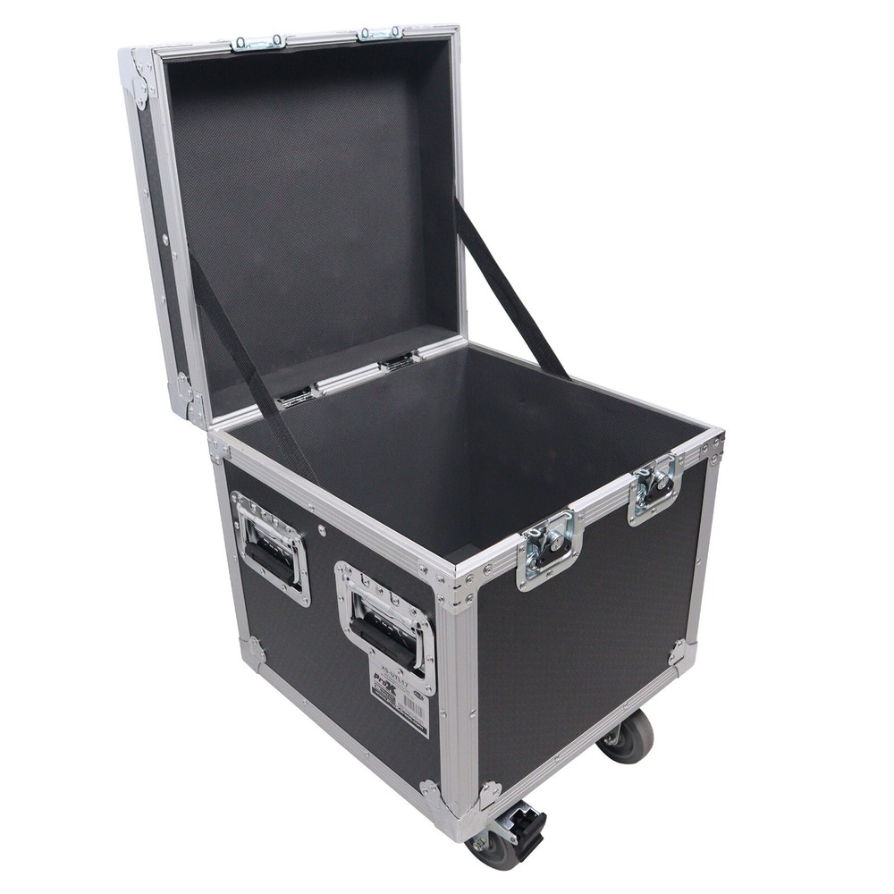 2 PROX ATA Flight Road Case DJ Utility Multipurpose Trunk w/ 4" Wheels