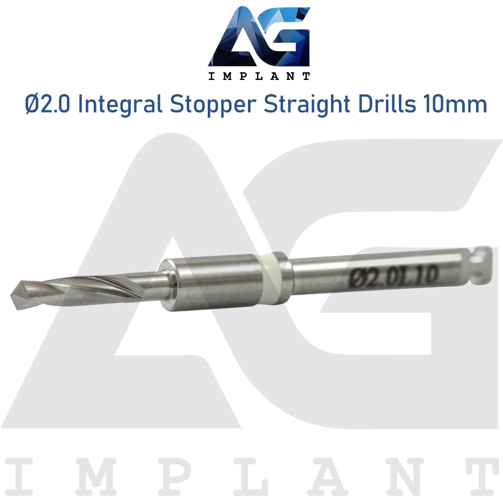 Integral Stopper Straight Drills Kit External Irrigation Dental