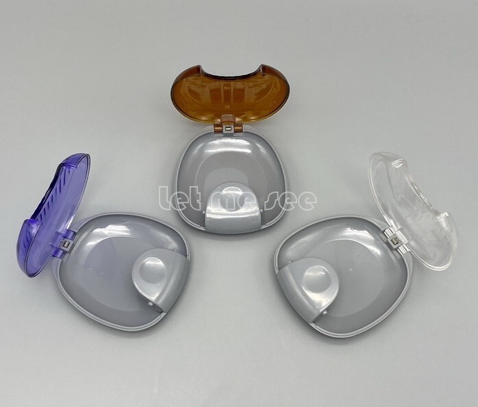 Dental Plastic Orthodontic Teeth Retainer Aligner Case Denture Storage Box