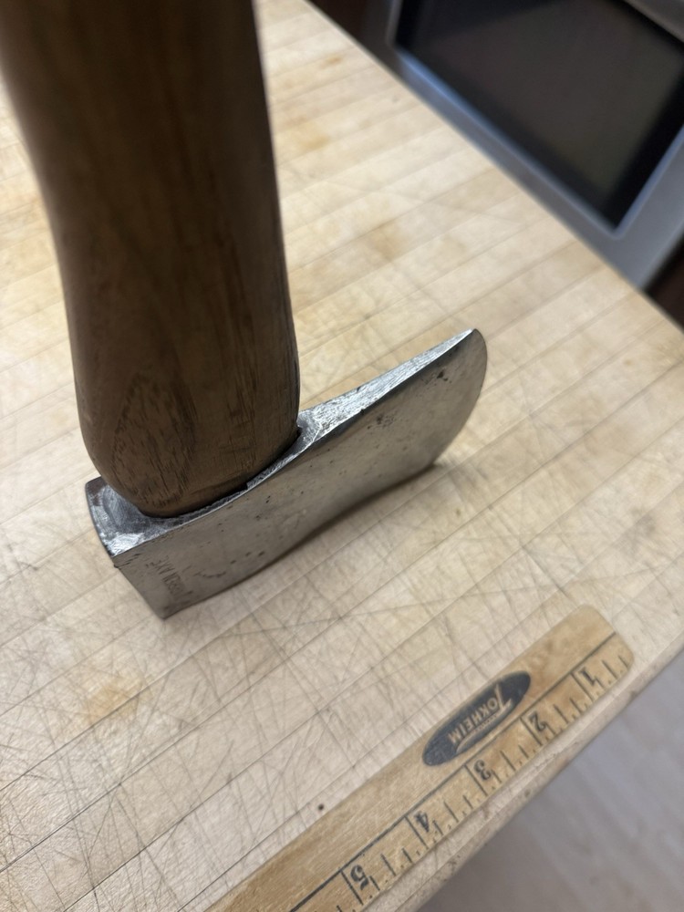 Vintage Warren Axe & Tool Co. Single Bit Axe Hatchet Chromed