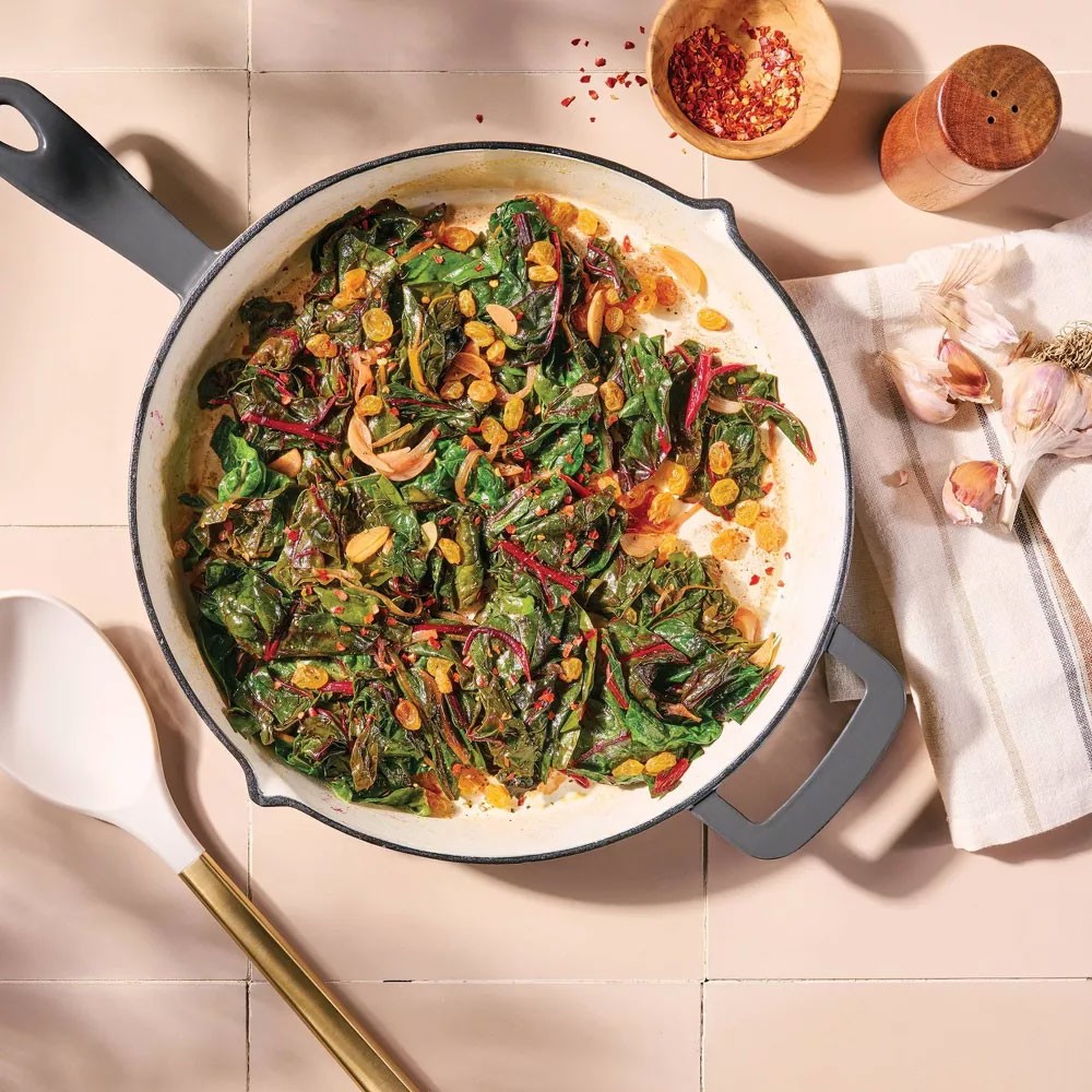 12" Enamel Skillet Gray Eclipse - Figmint