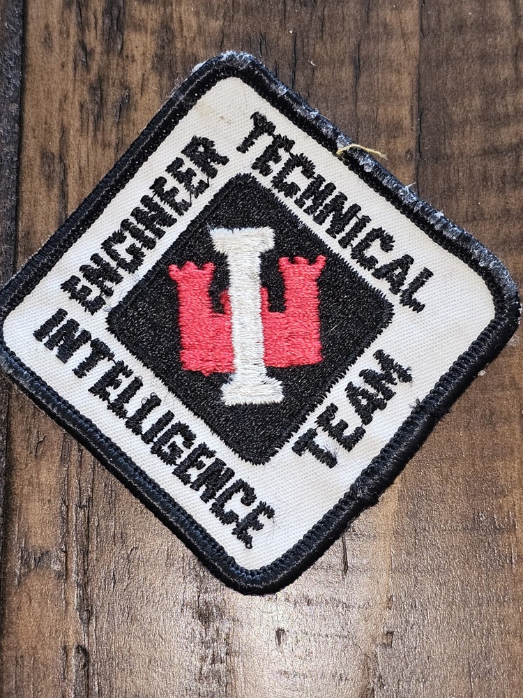 1960s US Army Engineers Technical Intelligence Team Patch L@@K!!!