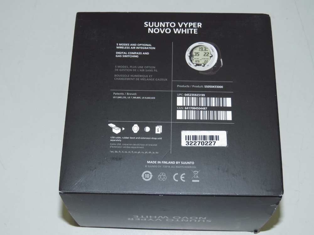 Suunto Vyper Novo White Wrist Computer