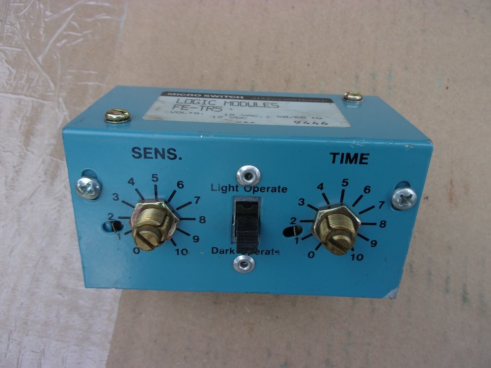 Honeywell Micro Switch FE-TR5 Photoelectric Sensor Control TR Logic Module Delay