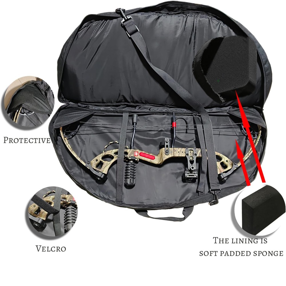 Compound Bow Case - Waterproof Lightweight Soft Padded Bow Case, 3 Multipurpose