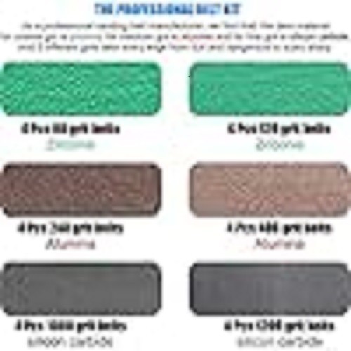 24 Pcs 1/2" X 10" Replacement Belt Kit for Work Sharp Combo Knife Sharpener (Mod