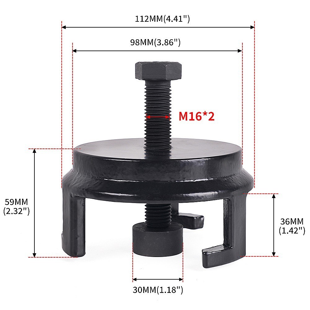 25264 Harmonic Balancer Puller For GM Dodge Jeep Chrysler Crank Pulley Puller
